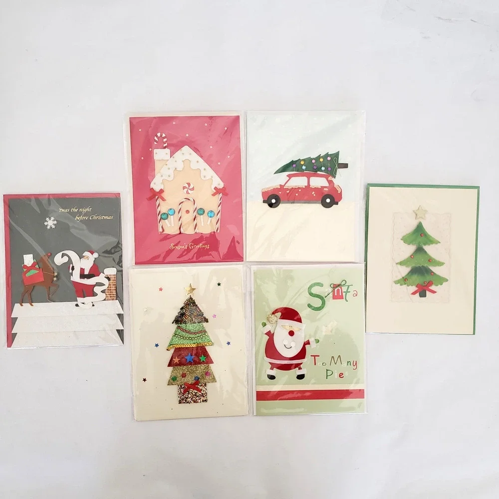 Box of 26 Burgoyne Elegant Hand Crafted Holiday Cards Matching Envelopes SEALED